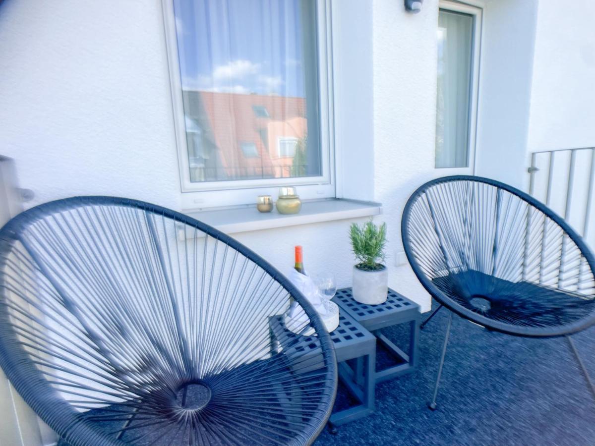 M-Style 02 Apartment Mit Balkon 24H Self-Check-In, Free Parking, Netflix Nuremberg Luaran gambar